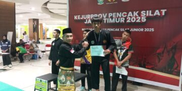 Persinas ASAD Lamongan Raih Juara di Kejurprov Pencak Silat Junior Jawa Timur 2025