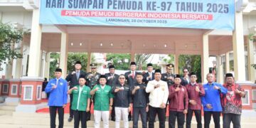 Pemuda LDII Lamongan Hadiri Upacara Peringatan Hari Sumpah Pemuda