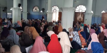 Lima Ratusan Wanita LDII Sukodadi Hadiri Turba Serentak di Masjid An Namiroh