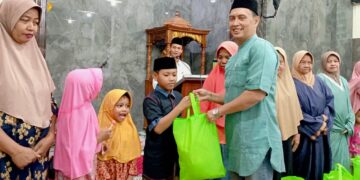 Forkopimcam dan LDII Babat Salurkan Bantuan Yatim Piatu dan Dhuafa