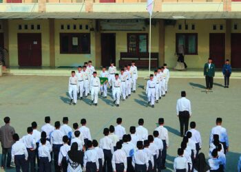 Lembaga Pendidikan Budi Luhur Sugio Gelar Upacara Peringatan HUT RI ke-81