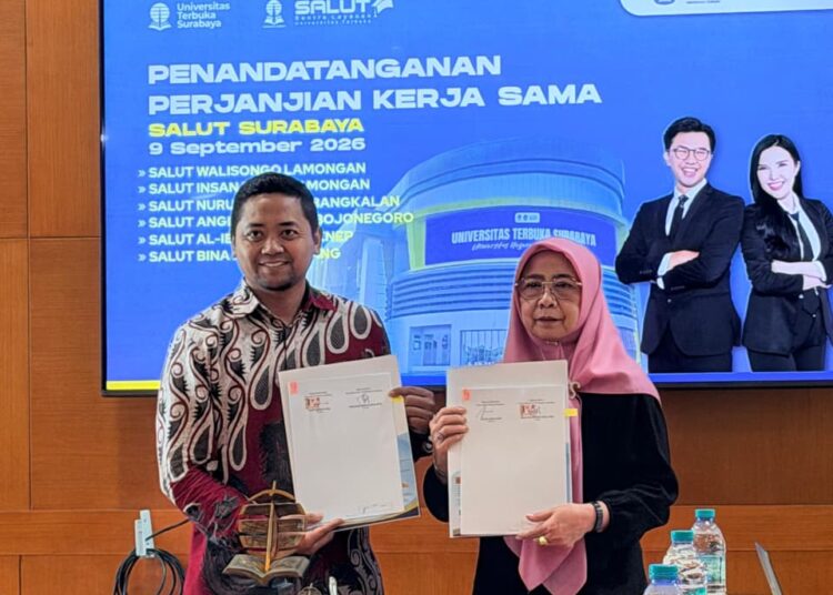 Salut Walisongo Lamongan Tandatangi Perpanjangan Perjanjian Kerjasama dengan UT Surabaya, Tingkatkan Layanan Untuk Mahasiswa