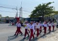 Semarak HUT RI Ke-80, SD Islam Budi Luhur Ikuti Gerak Jalan SD/MI se-Kecamatan Sugio