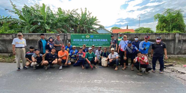 Jelang Ramadhan, Tiga Organisasi Keagamaan Adakan Kerja Bakti Bersama