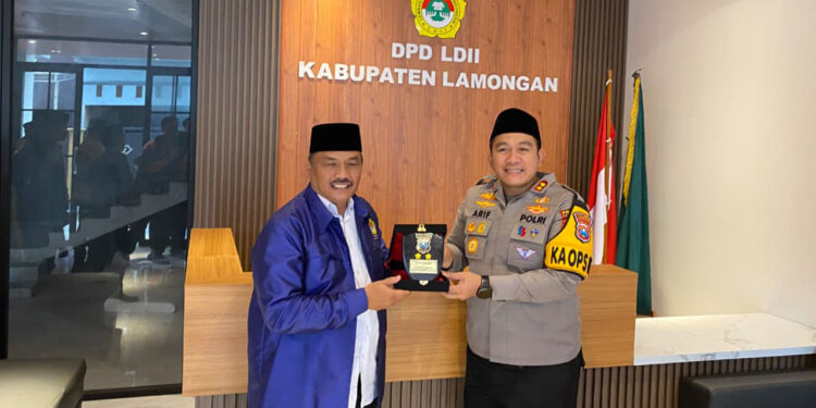 Kapolres Lamongan Silaturahim ke Kantor LDII, Ajak Sinergi Wujudkan Kamtibmas