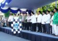 Lepas Rombongan Haji 2026, LDII Lamongan Tekankan Jaga Kesehatan dan Raih Kemuliaan di Tanah Suci