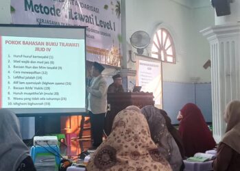 Dua Ratusan Guru TPQ Ikuti Diklat Tilawati DPD LDII Lamongan