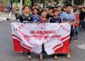 Semarak HUT RI ke-81, Ponpes Walisongo Lamongan Gelar Jalan Sehat