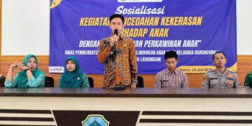Sinergi Cegah Kekerasan Anak, LDII Babat Hadiri Sosialisasi DP3A di Pendopo Kecamatan