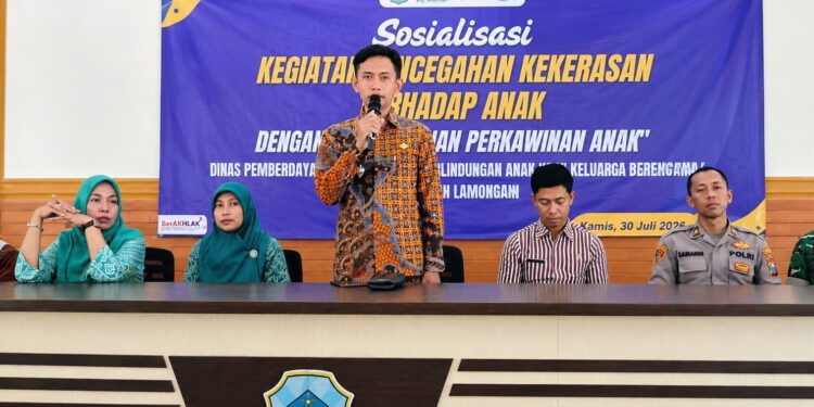 Sinergi Cegah Kekerasan Anak, LDII Babat Hadiri Sosialisasi DP3A di Pendopo Kecamatan