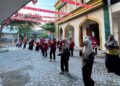 Semarak Senam Guru SD Kecamatan Lamongan Menggema di SD Jazeerah, Pererat Kebersamaan Antar-Lembaga