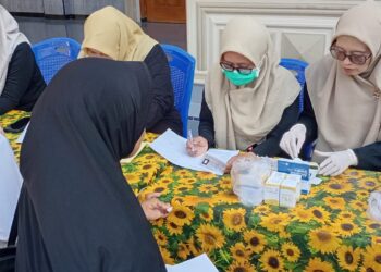 Kegiatan Cek Kesehatan Gratis, Wujud Kerja Sama PC LDII Sukodadi dan Puskesmas Sukodadi
