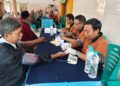 Ratusan Peserta Hadiri Cek Kesehatan Gratis, Kolaborasi PC LDII Ngimbang Bersama Puskesmas Ngimbang