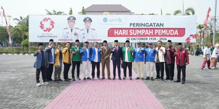 Pemuda LDII Lamongan Hadiri Upacara Sumpah Pemuda ke-98 Kabupaten Lamongan